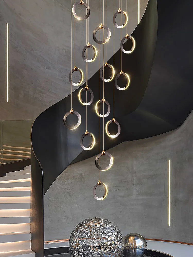 The Rings of Eclipse Modern Luxury Chandelier