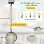 Nordic Glass Pendant Light