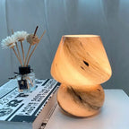 Macaron Modern Glass Table Lamp Mushroom