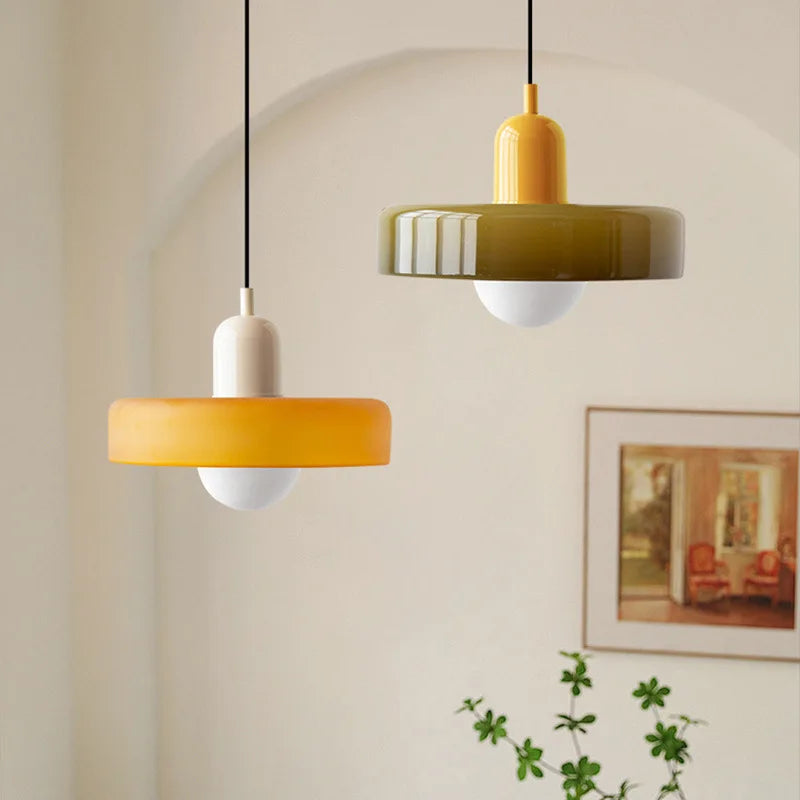 Macaron Glass Hanging Lamp