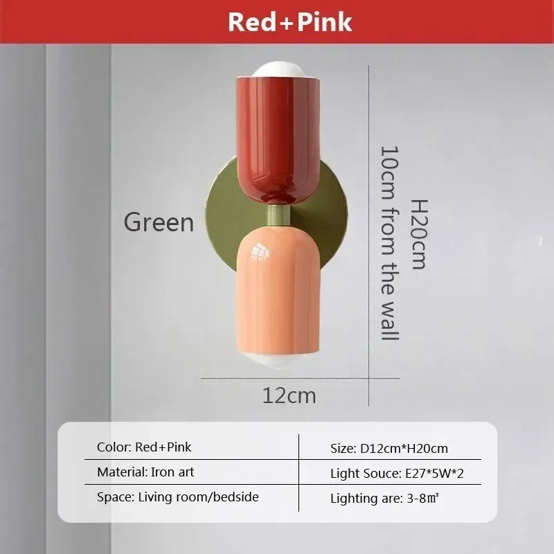 Macaron Decorative Wall Light Sconces