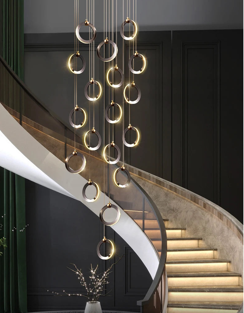 The Rings of Eclipse Modern Luxury Chandelier
