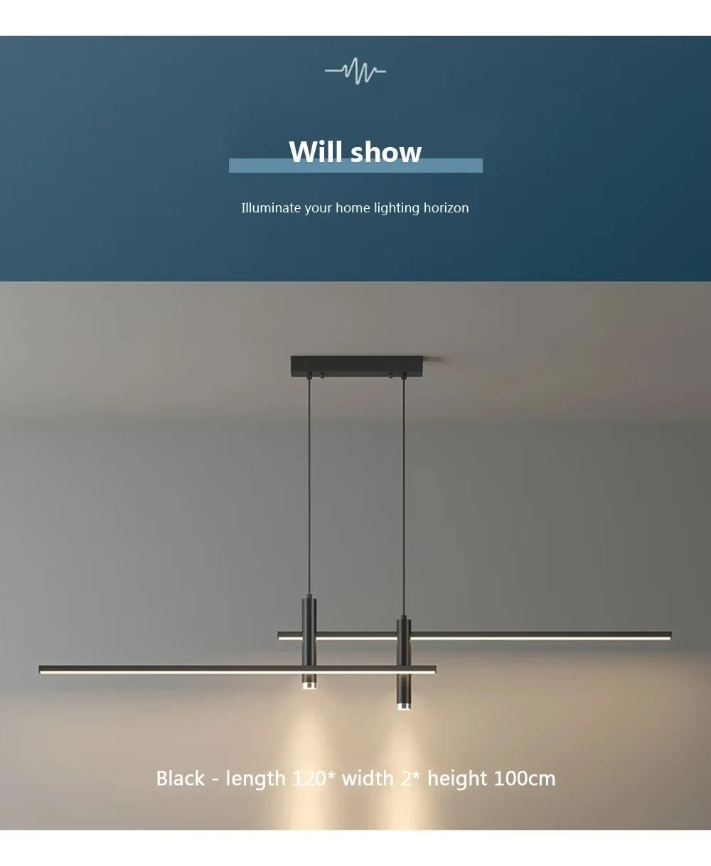 DARHYN - Contemporary Nordic Light Bar and Spotlight