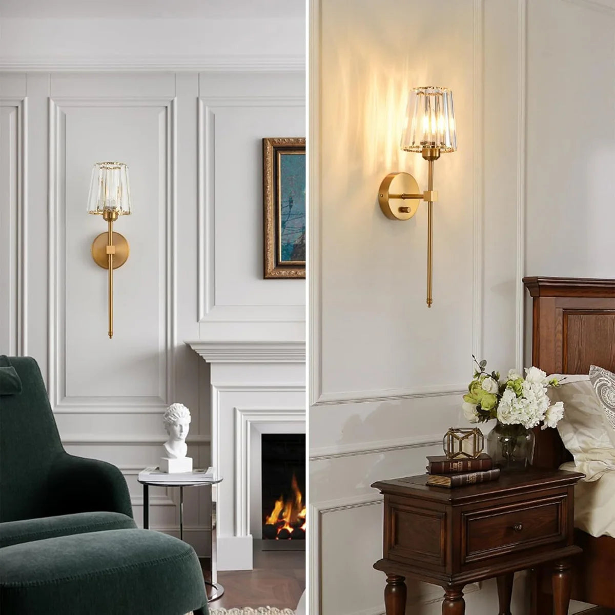 The Prism Wireless RGB Crystal Sconce