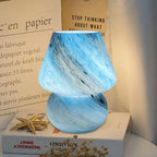Macaron Modern Glass Table Lamp Mushroom