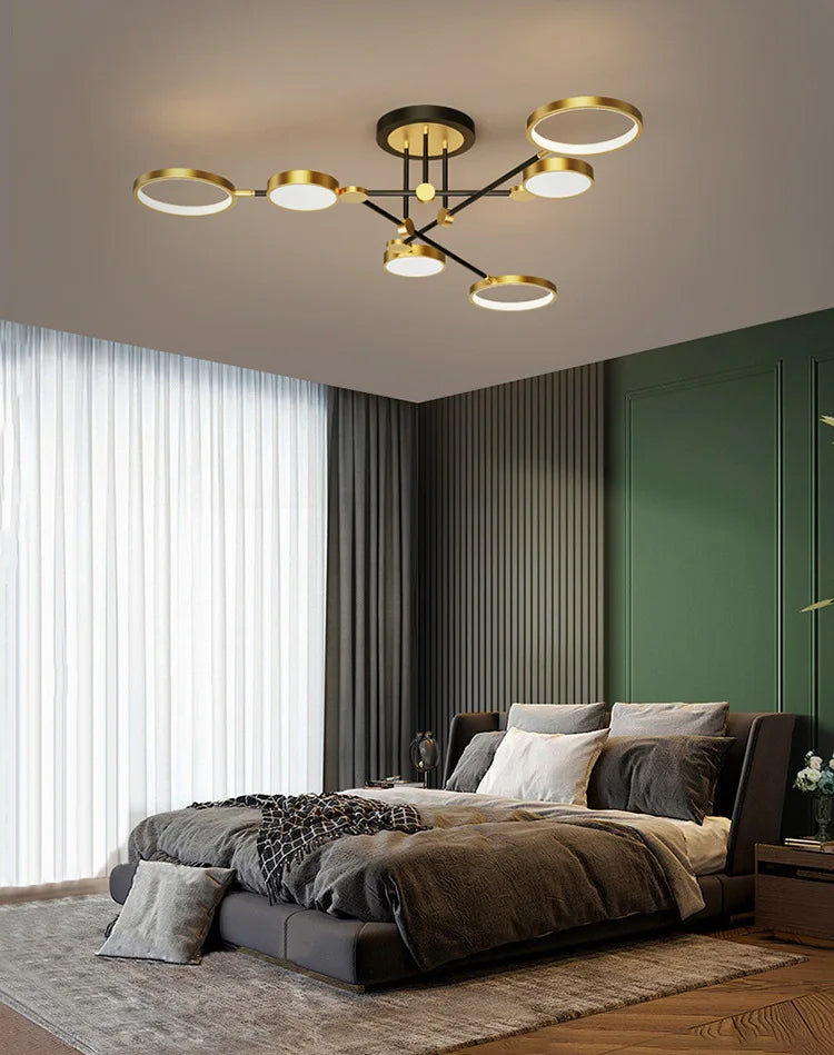 The Meridian Multi-Head Ceiling Light