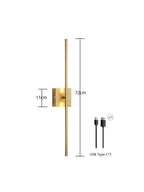 DARHYN - LED USB Rechargeable Wall Lamp