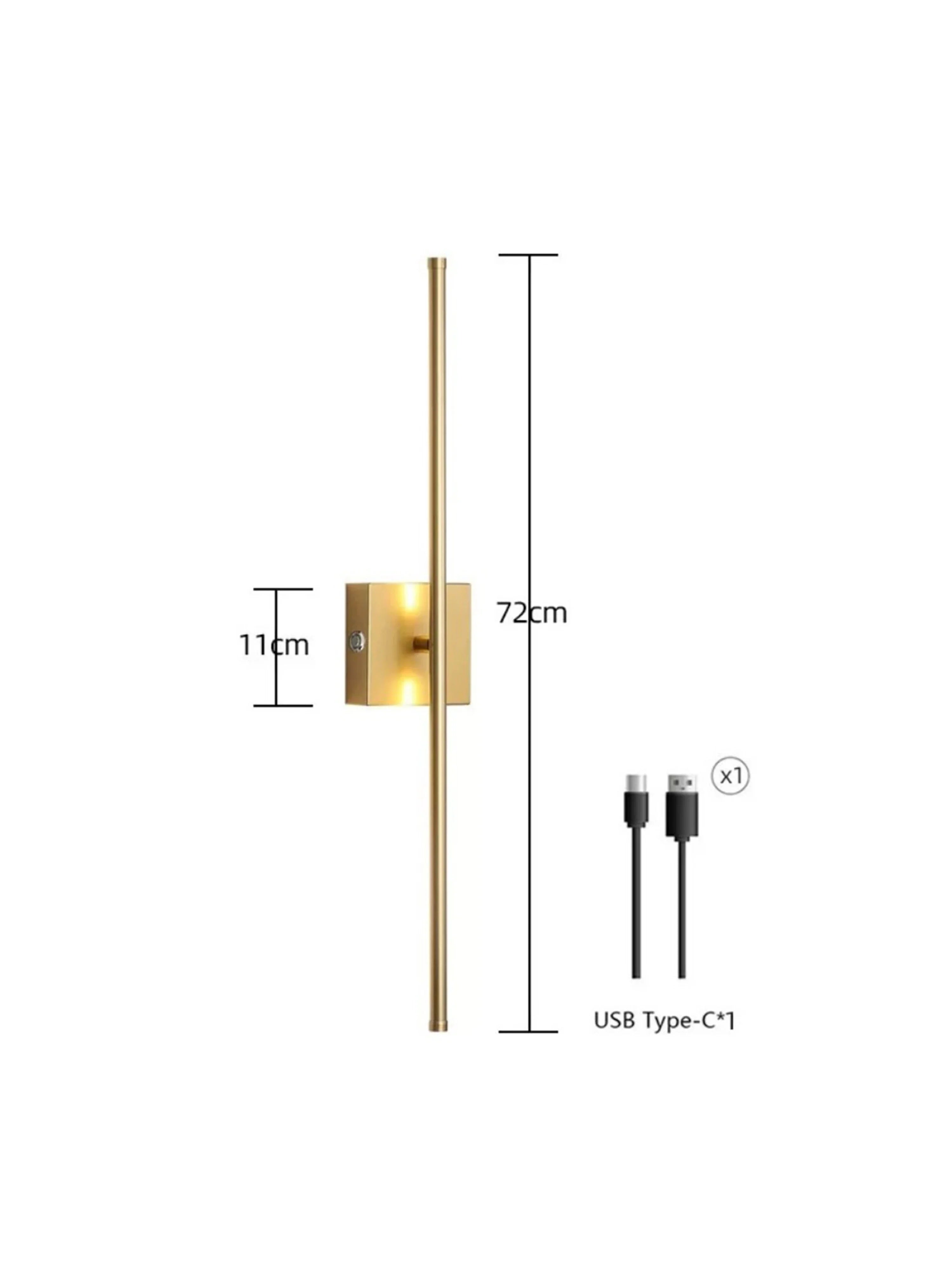 DARHYN - LED USB Rechargeable Wall Lamp