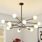 The Nova Black Sputnik Chandelier