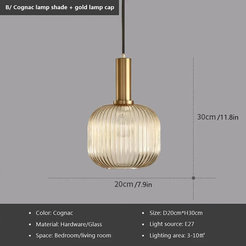 Nordic LED Glass Pendant Lamp