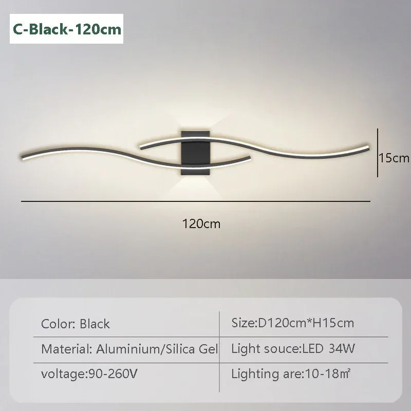 DARHYN - Modern LED Long Strip Wall Sconce