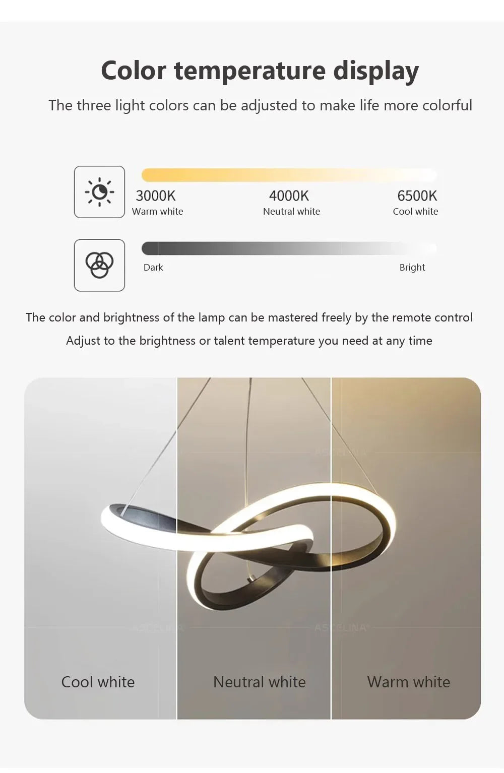 DARHYN - Nordic LED Ceiling Pendant Lamp