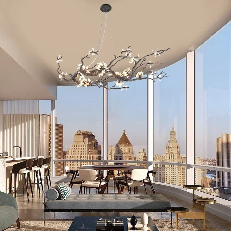 All Copper LED Creative Branch Chandelier