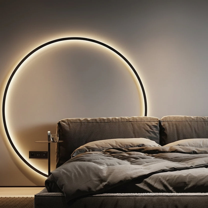 The Eclipse Minimalist Ring Wall Lamp
