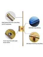 DARHYN - LED USB Rechargeable Wall Lamp
