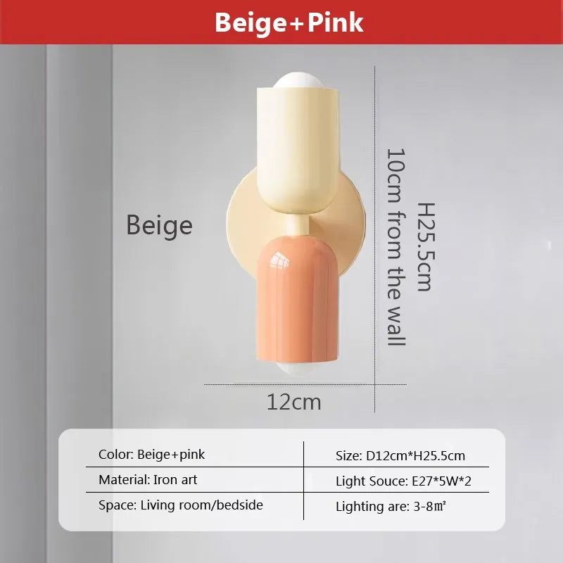 Macaron Decorative Wall Light Sconces