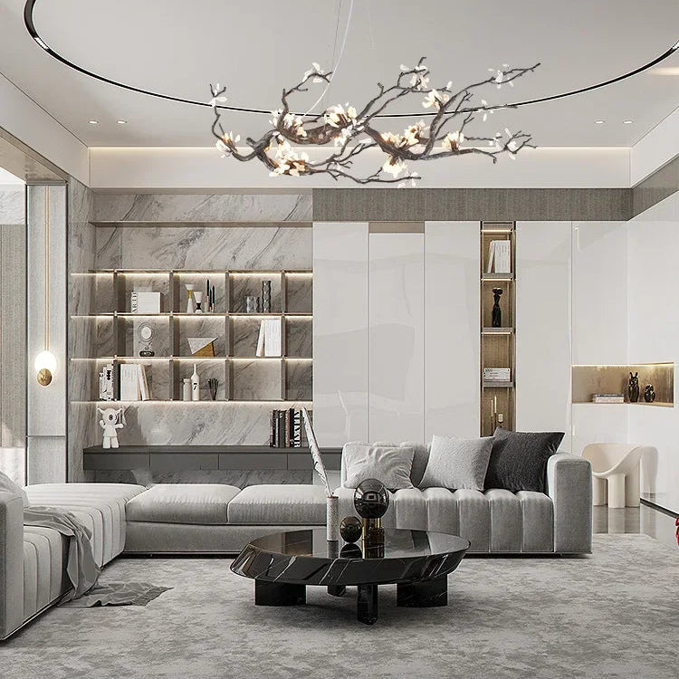 All Copper LED Creative Branch Chandelier