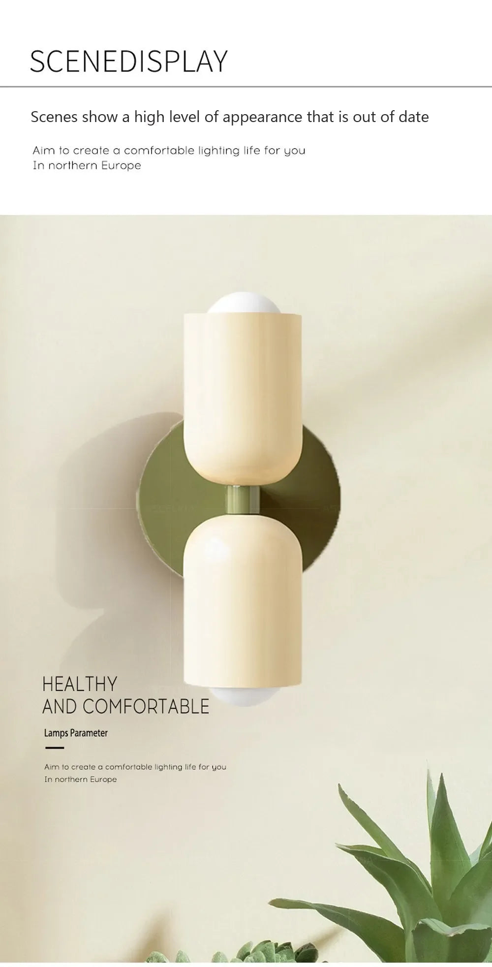 Macaron Decorative Wall Light Sconces