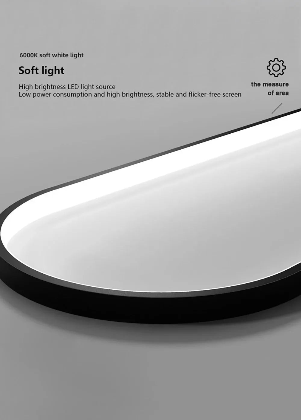 DARHYN - Modern LED Oval Overhead Pendant Light