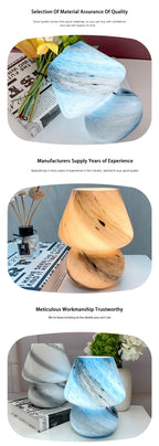 Macaron Modern Glass Table Lamp Mushroom