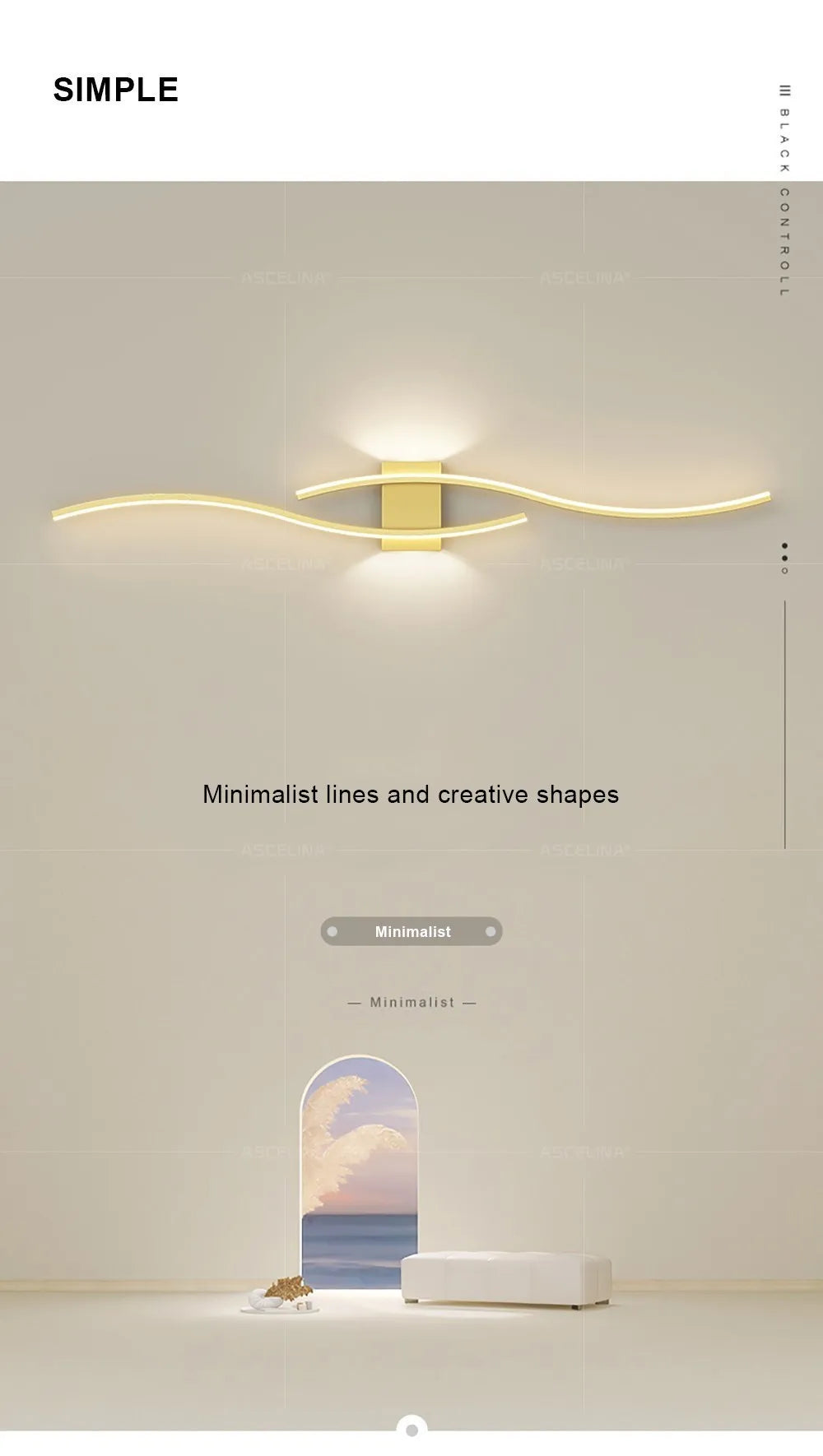 DARHYN - Modern LED Wall Sconce