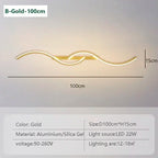 DARHYN - Modern LED Long Strip Wall Sconce