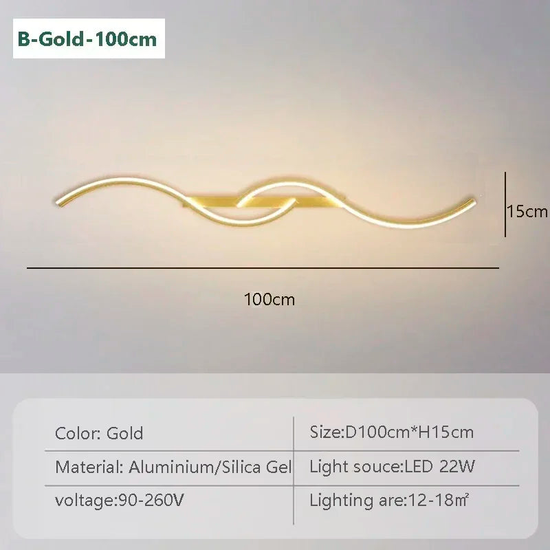 DARHYN - Modern LED Long Strip Wall Sconce