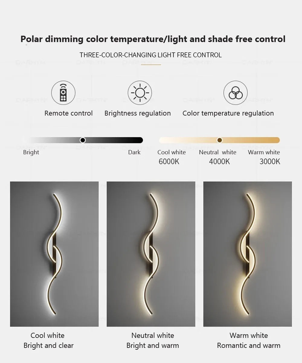 DARHYN - LED Wall Lamp Minimalist Long Strip