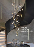 The Rings of Eclipse Modern Luxury Chandelier