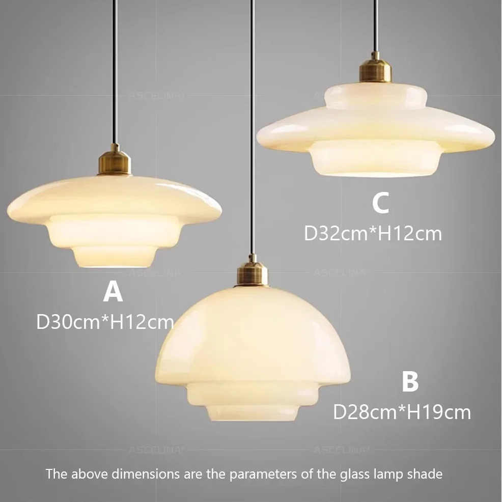 The Ophelia Nordic Glass Pendant