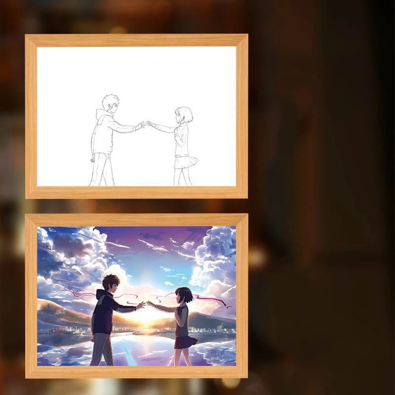 💫🌠 Your Name LED Light Frame – Where Dreams and Stars Connect 🌙💞