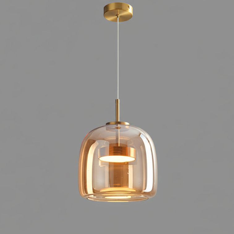 The Solstice Modern Glass Pendant