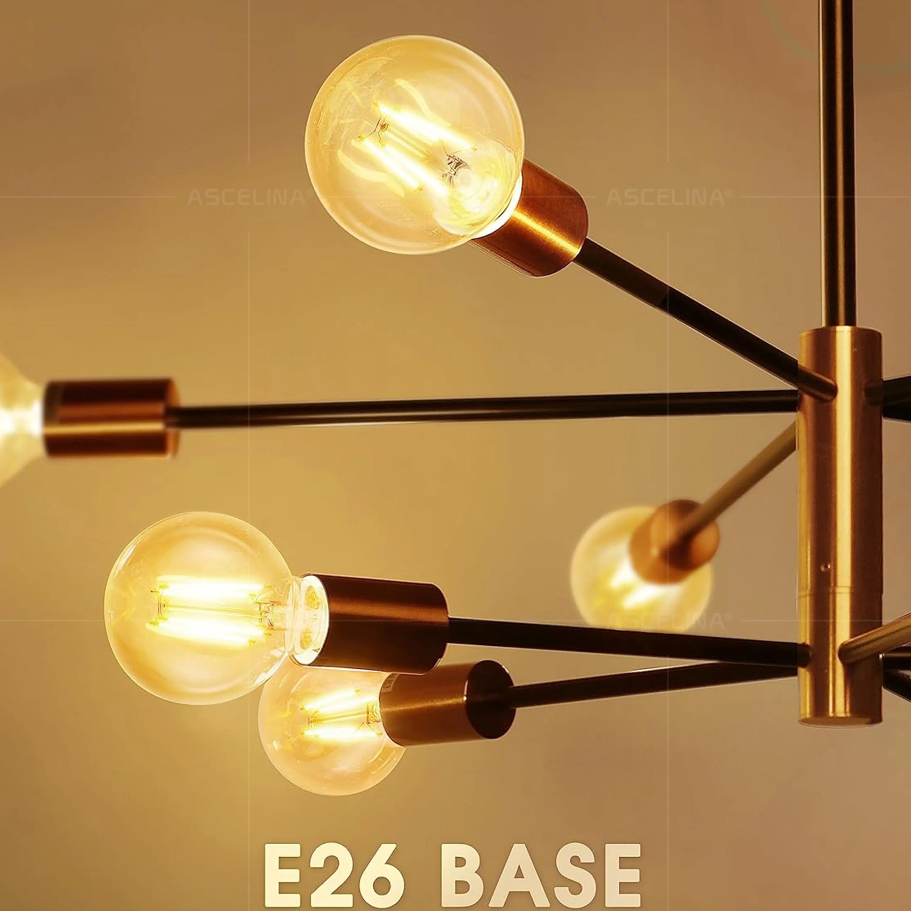 The Nova Black Sputnik Chandelier