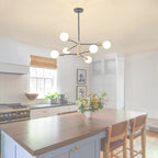 The Nova Black Sputnik Chandelier