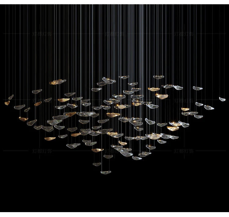 The Celestial Crystal Rain Chandelier