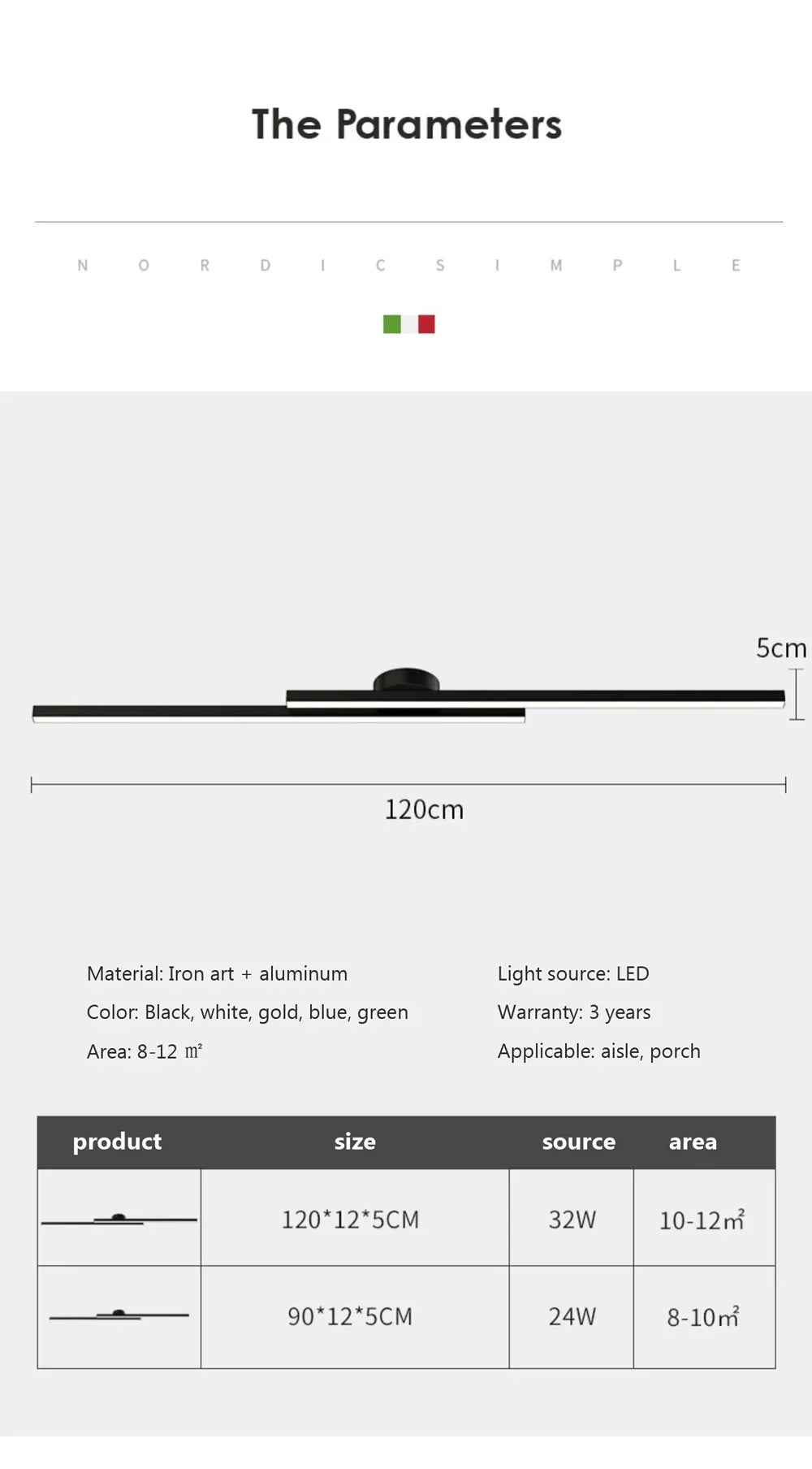 DARHYN - Modern LED Ceiling Light Bars