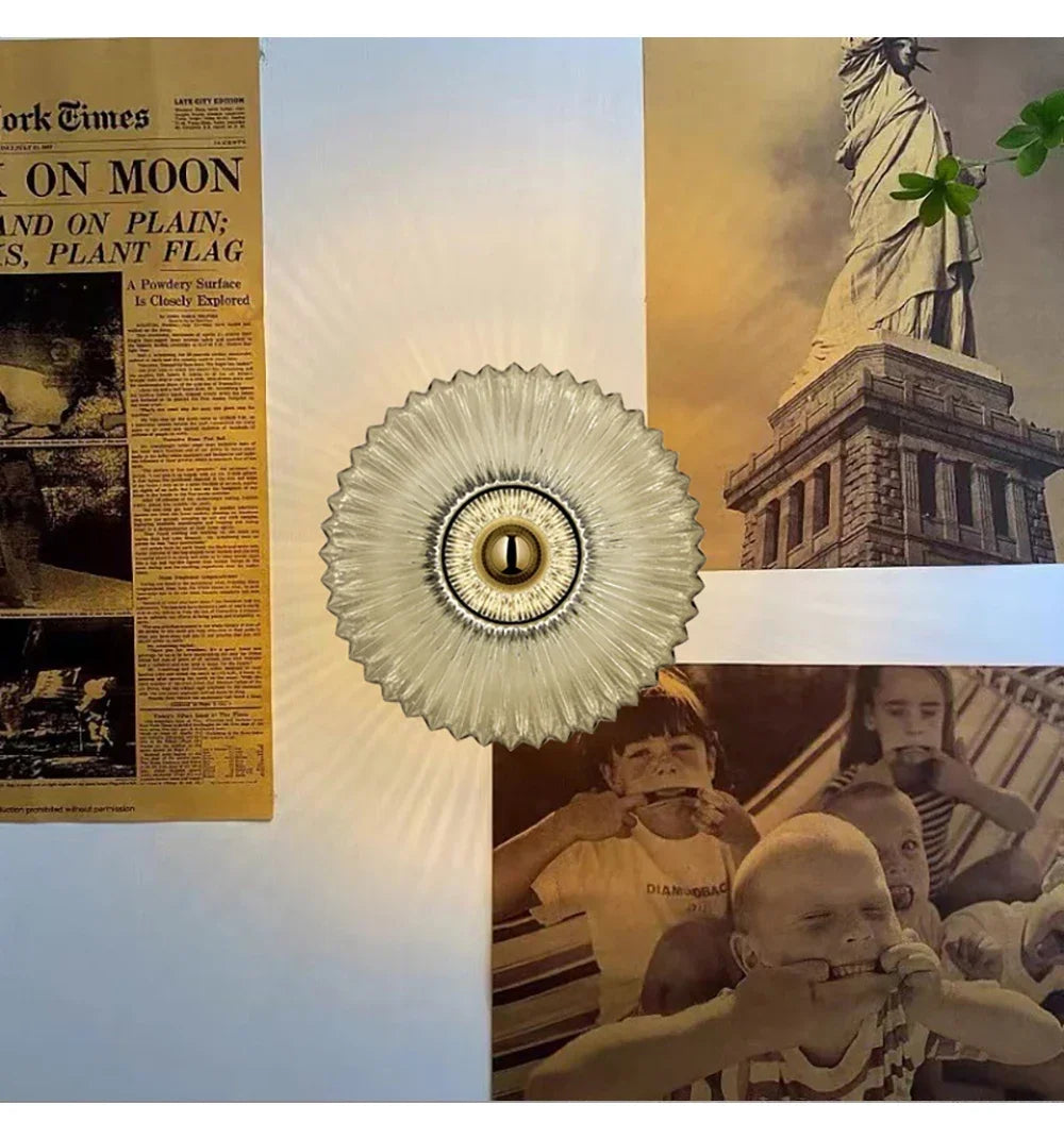 DARHYN - LED Wall Lamps Glass Ripple