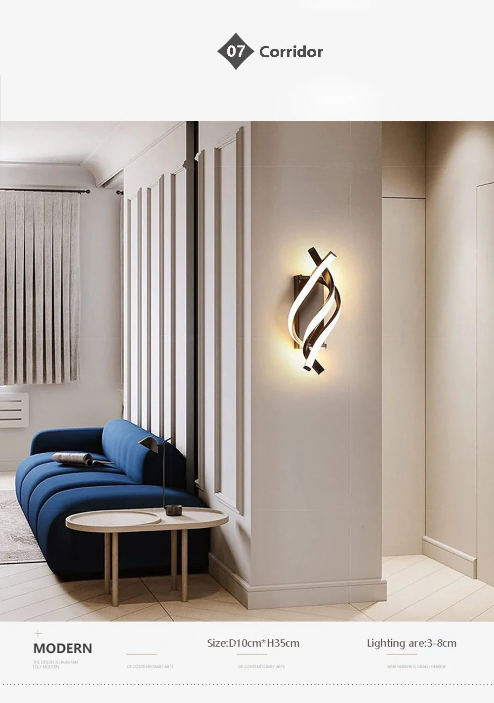 DARHYN - Modern LED Wall Decoration Sconce