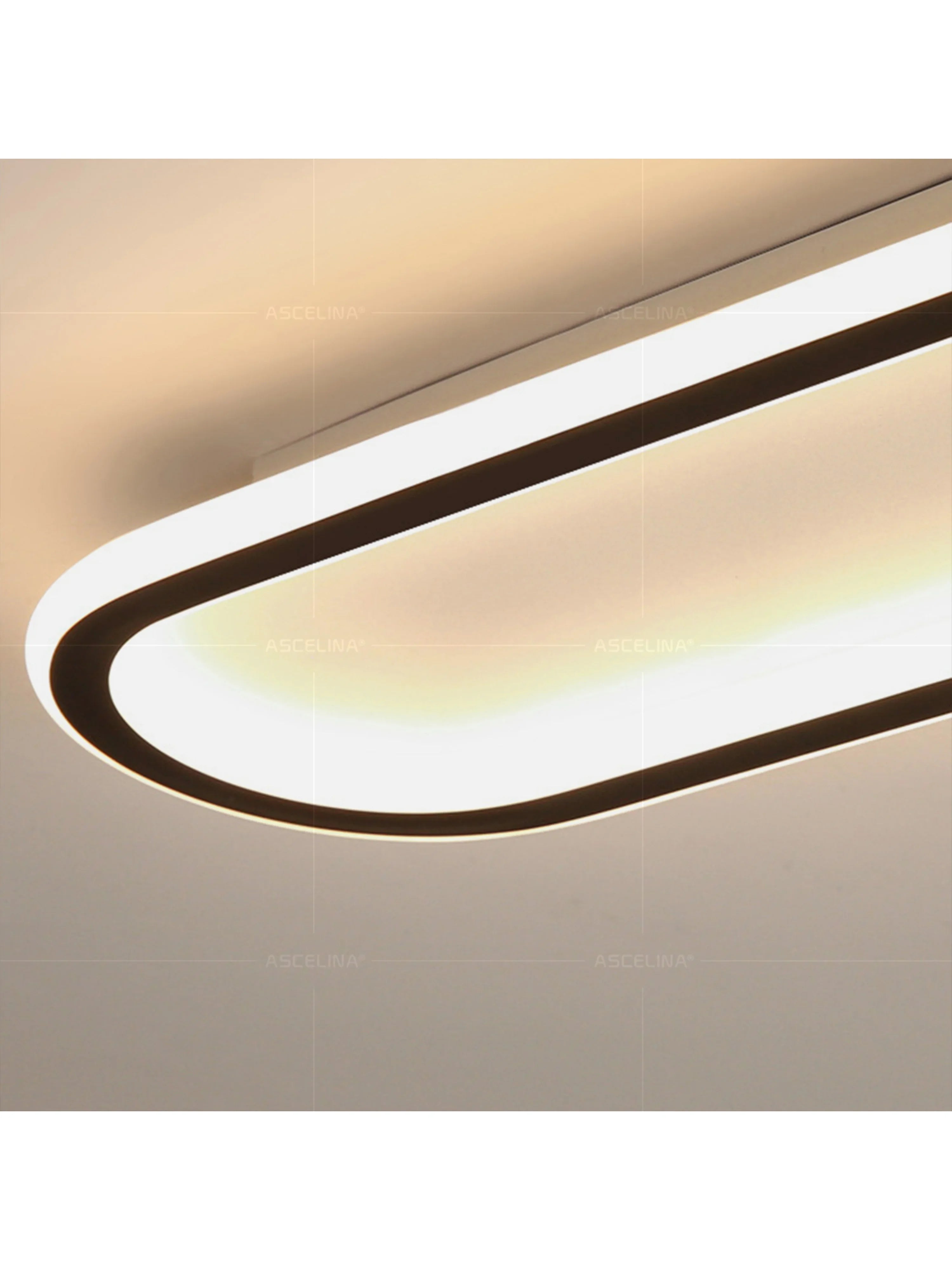 DARHYN - Modern LED Ceiling Light Oval Black