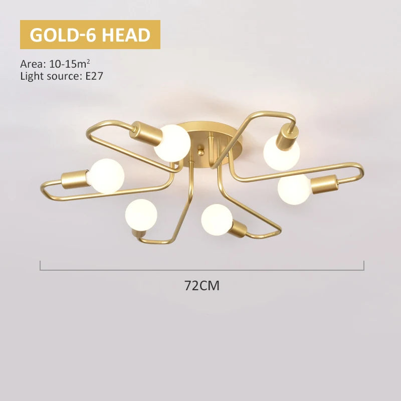 The Meridian Multi-Head Ceiling Light