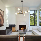 The Nova Black Sputnik Chandelier