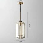 The Amber Horizon Glass Pendant Series