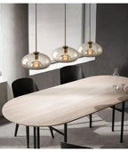 The Amber Horizon Glass Pendant Series