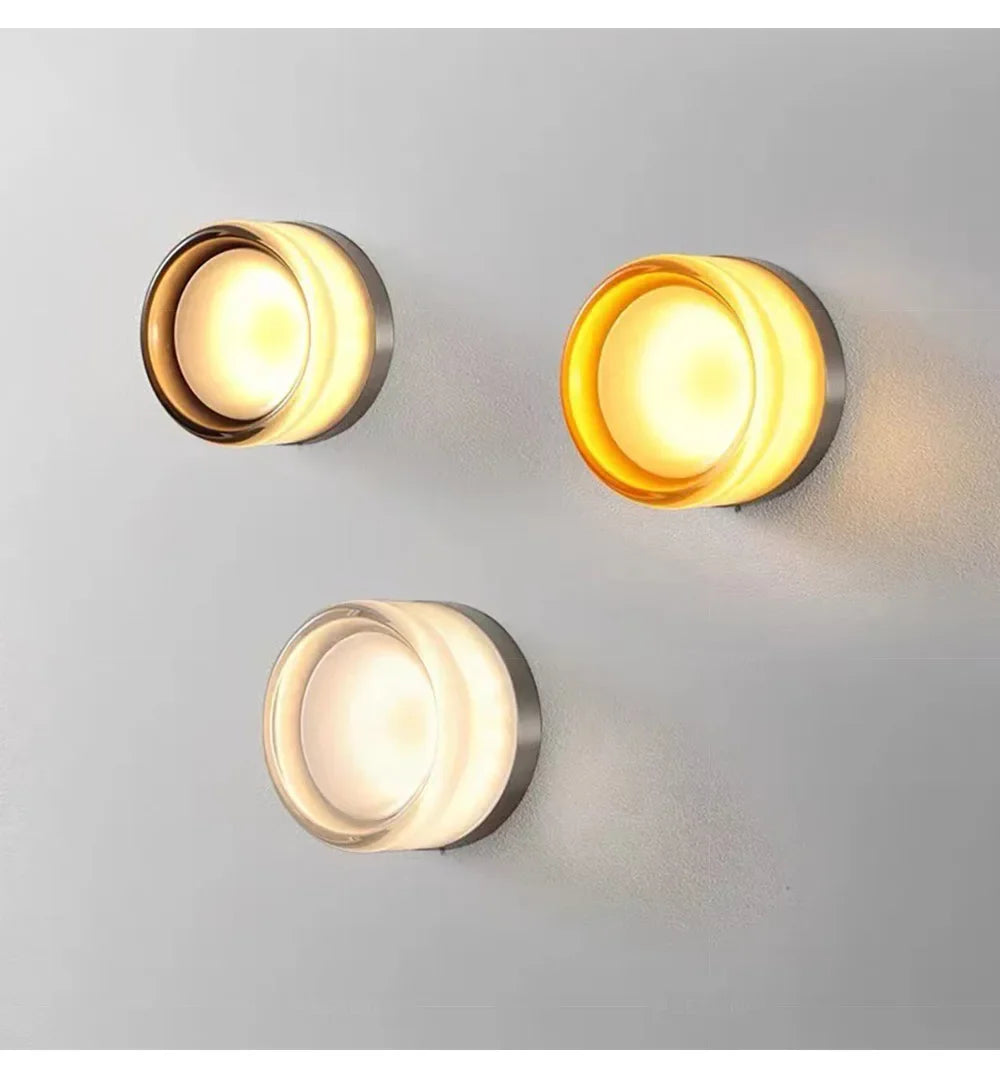 DARHYN - LED Wall Lamp Amber Jelly