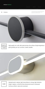 DARHYN - LED Wall Lamps Mirror Headlights