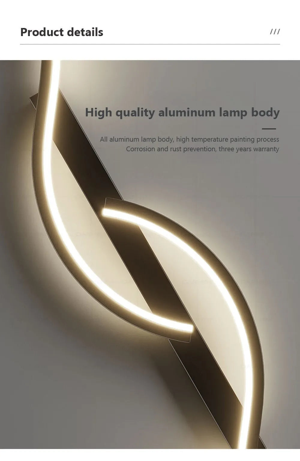 DARHYN - LED Wall Lamp Minimalist Long Strip