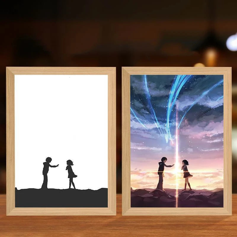 💫🌠 Your Name LED Light Frame – Where Dreams and Stars Connect 🌙💞