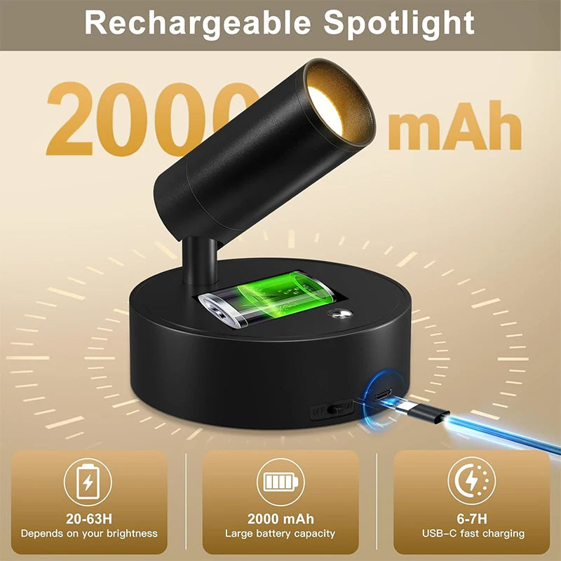 DARHYN - Recharge LED Wall Lamp Magnetic Attraction