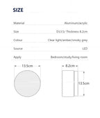 DARHYN - LED Wall Lamp Amber Jelly