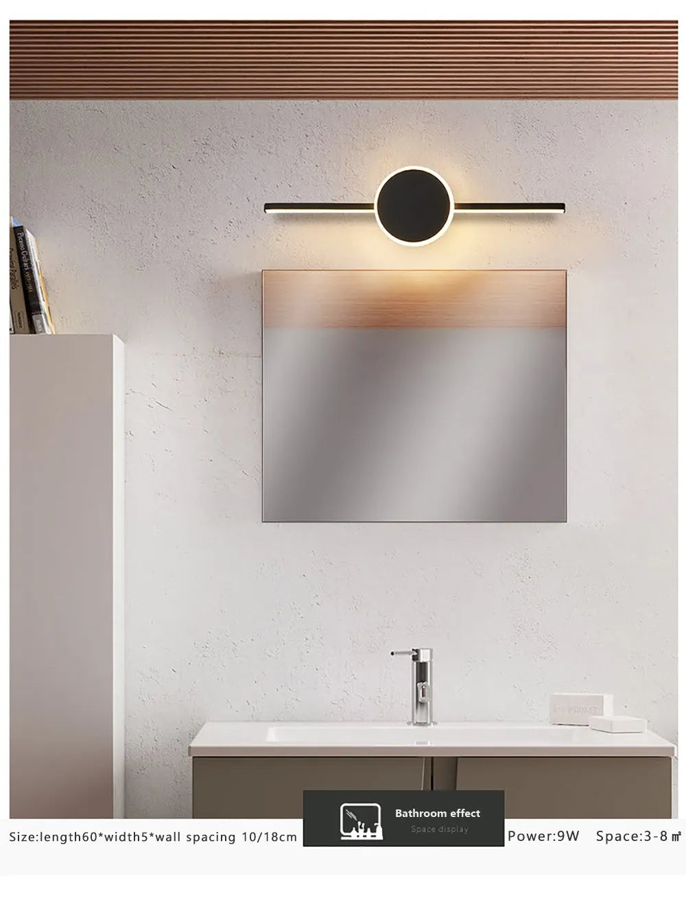 DARHYN - LED Wall Lamps Mirror Headlights
